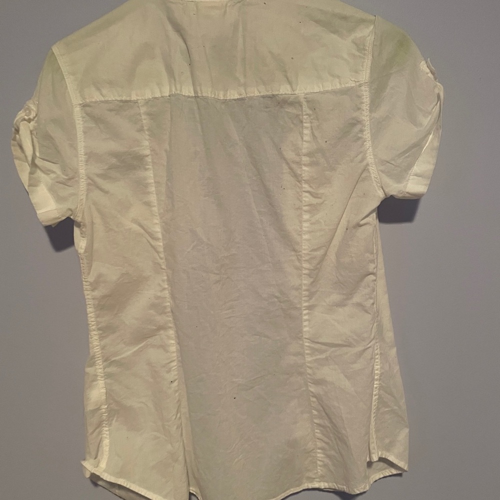 White Button Up Shirt - Picture 2 of 6